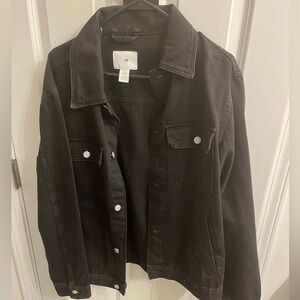 H&M Black Denim Jacket